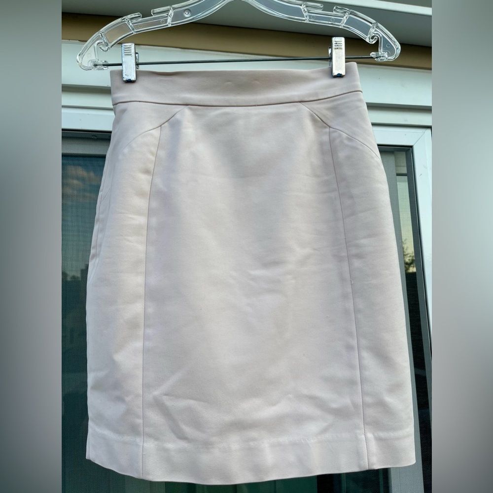 H&M Skirt Size 4 Midi Pink Blush Office Pencil